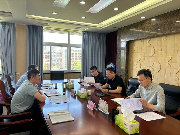 江南新兴产业集中区领导来我院商建轻合金新材料市域产教联合体